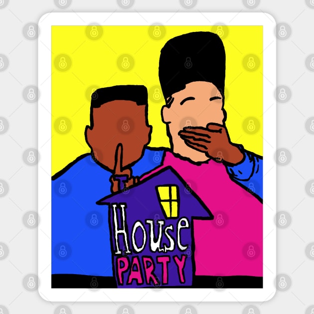 House Party Sticker by StrictlyDesigns